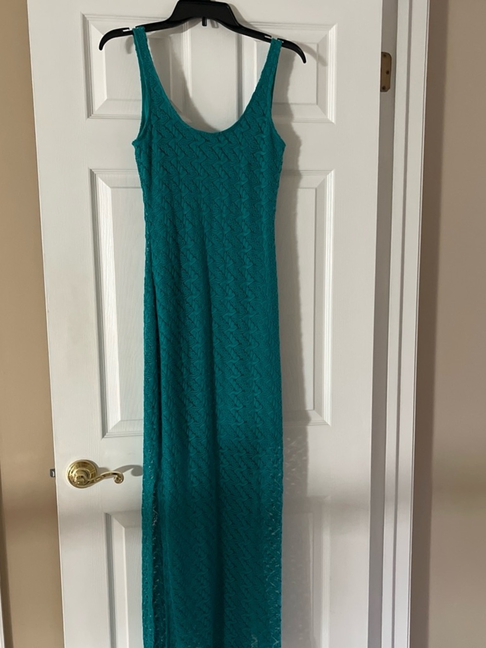 Apt. 9 XS maxi dress teal green